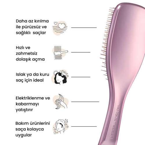 Tangle Teezer Detangling Hairbrush Mauve Copper - 2