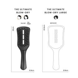 Tangle Teezer The Ultimate Blow Dry Jet Black Tüm Saç tipleri için Saç Şekillendirici Fön Fırçası-Tarak - 5