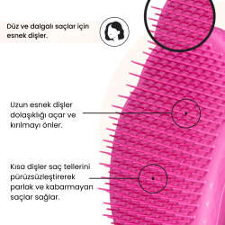 Tangle Teezer Original Fine Fragile Berry Bright İnce ve Kırılgan Saçlar İçin Saç Fırçası-Tarak - 4
