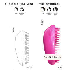 Tangle Teezer Original Fine Fragile Berry Bright İnce ve Kırılgan Saçlar İçin Saç Fırçası-Tarak - 5