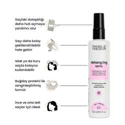 Tangle Teezer Wet Lines Detangling Saç Açıcı Spray 150 ml - 3