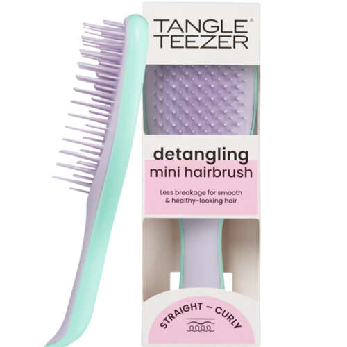 Tangle Teezer The Ultimate Detangler Mint ve Lilac Eletriklenme Önleyici Mini Boy Tarak - Düz ve Kıvırcık Saçlar - Tangle Teezer
