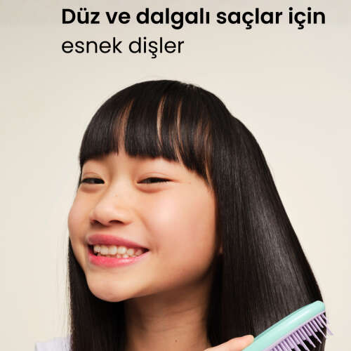 Tangle Teezer The Ultimate Detangler Mint ve Lilac Eletriklenme Önleyici Mini Boy Tarak - Düz ve Kıvırcık Saçlar - 6