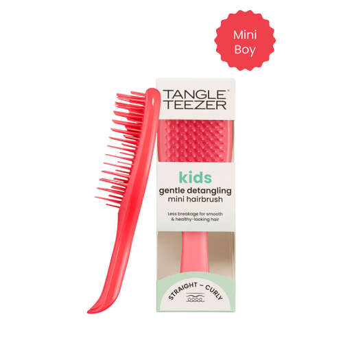 Tangle Teezer The Ultimate Detangler Kids Pink Punch Mini Boy Düğüm açıcı Saç Fırçası-Tarak - Düz ve Kıvırcık Saçlar - 2