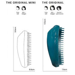 Tangle Teezer Origina Plant Brush - Blue Bitki Bazlı Kolay Tarama Saç Fırçası - 5