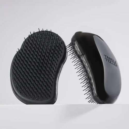 Tangle Teezer Original Panther Black Düz-Kıvırcık Saçlar için Saç Fırçası-Tarak - 4