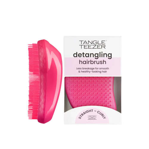 Tangle Teezer Original Pink Fizz Düz-Kıvırcık Saçlar için Saç Fırçası-Tarak - Tangle Teezer