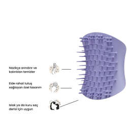 Tangle Teezer Scalp Brush Lilac Masaj ve Saç Fırçası-Tarak Islak Kullanım - Tüm Saç Tipleri - 4
