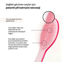 Tangle Teezer The Ultimate Styler Bright Pink Tüm Saç Tipleri için Kuru Şekillendirme ve Hacim Etkili Tarak - 3
