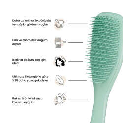 Tangle Teezer The Ultimate Detangler Fine Fragile Dark Teal İnce ve Hassas Saçlar için Kırılma Önleyici Tarak - 4