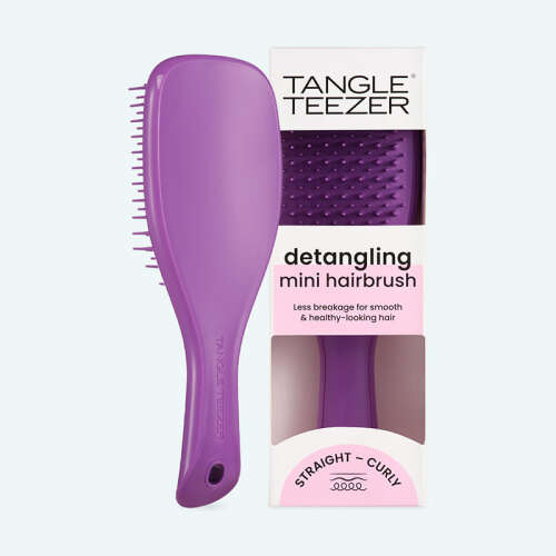 Tangle Teezer The Ultimate Detangler Mini Hairbrush Tarak - Mor - 2