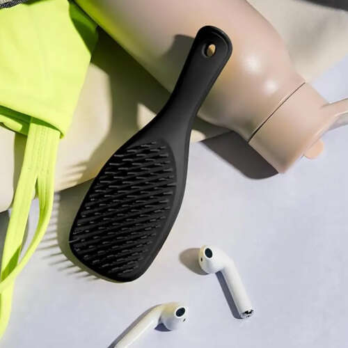 Tangle Teezer The Ultimate Detangler Black Eletriklenme Önleyici Mini Boy Tarak - Düz ve Kıvırcık Saçlar - 6