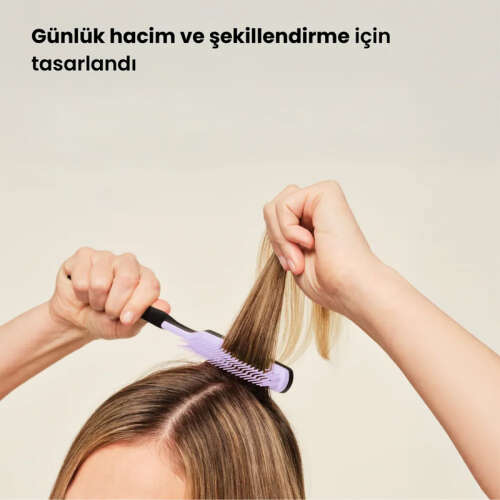 Tangle Teezer The Ultimate Volumizer Hacim veren Lila Saç ve Topuz Fırçası-Tarak - 4