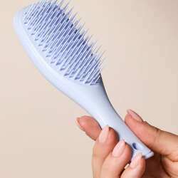 Tangle Teezer The Ultimate Detangler Digital Lavender Eletriklenme Önleyici Mini Boy Tarak - Düz - Kıvırcık Saçlar - 9