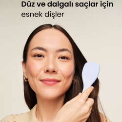 Tangle Teezer The Ultimate Detangler Digital Lavender Eletriklenme Önleyici Mini Boy Tarak - Düz - Kıvırcık Saçlar - 8
