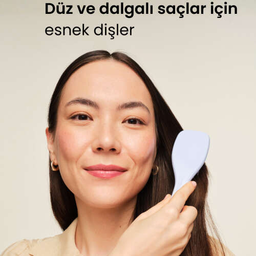 Tangle Teezer The Ultimate Detangler Digital Lavender Eletriklenme Önleyici Mini Boy Tarak - Düz - Kıvırcık Saçlar - 8