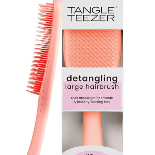 Tangle Teezer The Ultimate Detangler Large Peach Eletriklenme Önleyici Saç Fırçası-Tarak - Düz ve Kıvırcık Saçlar - Tangle Teezer
