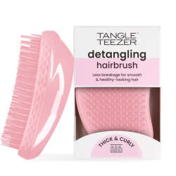 Tangle Teezer Original Thick Curly Pink Kıvırcık ve Sık Bükleli Saçlar için Saç Fırçası-Tarak - 1