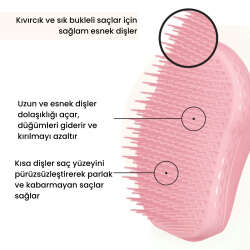 Tangle Teezer Original Thick Curly Pink Kıvırcık ve Sık Bükleli Saçlar için Saç Fırçası-Tarak - 5