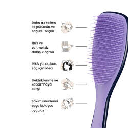 Tangle Teezer Zodiac The Ultimate Detangler Gemini Saç Açıcı Tarak (Düz ve Kıvırcık Saçlar) - Balık - 4