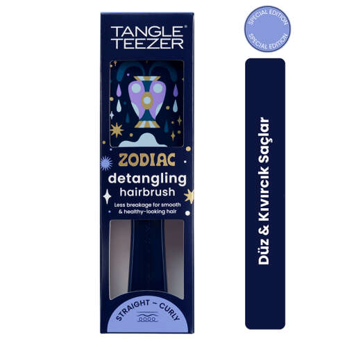 Tangle Teezer Zodiac The Ultimate Detangler Aquarius Saç Açıcı Tarak (Düz ve Kıvırcık Saçlar) - Kova Burcu - 4