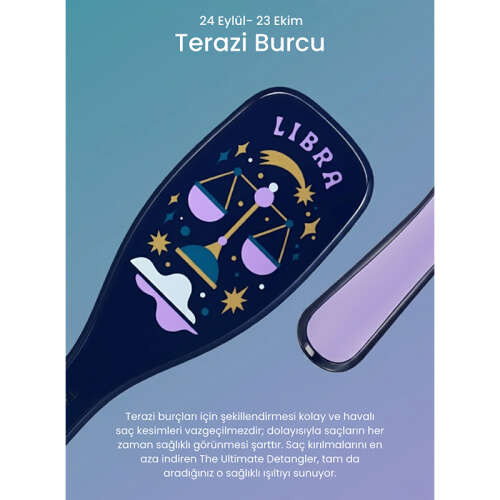 Tangle Teezer Zodiac The Ultimate Detangler Libra Saç Açıcı Tarak (Düz ve Kıvırcık Saçlar) - Terazi Burcu - 9