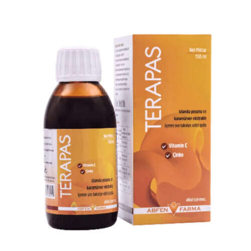Terapas Karamürver ve İzlanda Yosunu İçeren Sıvı Takviye Edici Gıda 150 ml - Abfen Farma