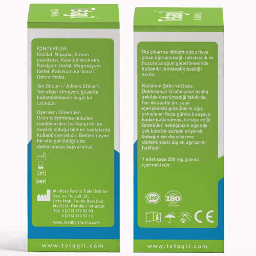 Tetagil Diş Granülü 36 Saşe - 2