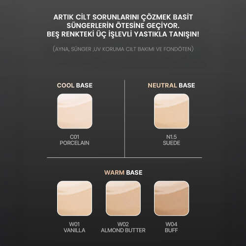 TFIT Cushion Fondöten SPF50 N1.5 Suede 12gr - 4