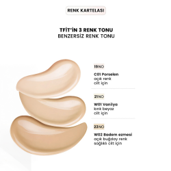 TFIT Signature Fit Cover Fondöten W01 Vanilla 30 gr - 4