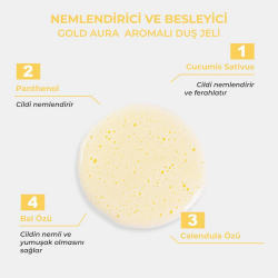 The Bath Factory Gold Aura Duş Jeli 400 ml - 3