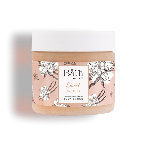 The Bath Factory Vücut Peelingi - Vanilya Aromalı 300 gr - The Bath Factory