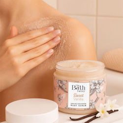 The Bath Factory Vücut Peelingi - Vanilya Aromalı 300 gr - 2