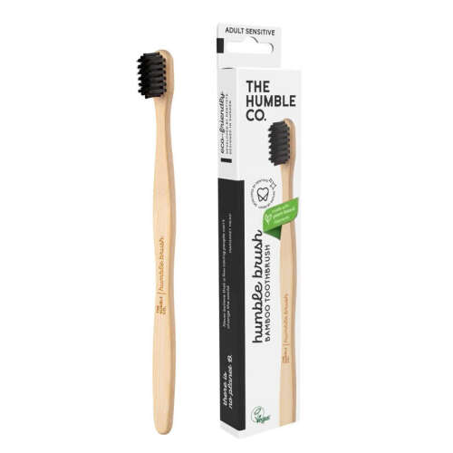 The Humble Co. Bambu Diş Fırçası Orta Sert Siyah - Humble Brush