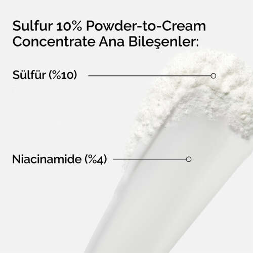 The Ordinary Sulfur 10% Powder-to-Cream Concentrate Düzensiz Görünüm Karşıtı Konsantre Toz 5 g - 2
