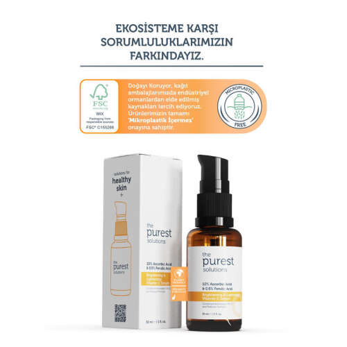 The Purest Solutions Brightening + Lightening Vitamin C Serum 30 ml - 4