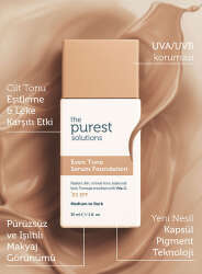 The Purest Solutions Even Tone Leke Karşıtı Serum Fondöten SPF50+ 30 ml - Orta-Koyu Ton - 6