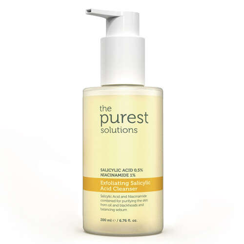The Purest Solutions Exfoliating Salicylic Acid Cleanser 0,5% Salicylic Acid, 1%Niacinamide 200 ml - The Purest Solutions