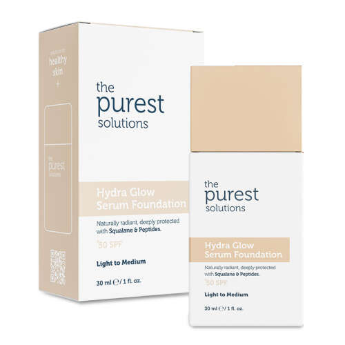 The Purest Solutions Hydra Glow Nemlendirici Serum Fondöten SPF50+ 30 ml - Açık-Orta Ton - The Purest Solutions