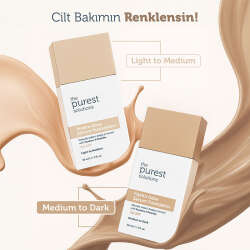 The Purest Solutions Hydra Glow Nemlendirici Serum Fondöten SPF50+ 30 ml - Orta-Koyu Ton - 8