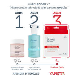 The Purest Solutions Microneedle Teknolojili Sıkılaştırıcı ve İnce Çizgi Karşıtı Alın Bölgesi Bandı - 6