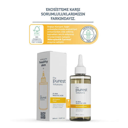The Purest Solutions Oil Control Toner 200 ml - 4