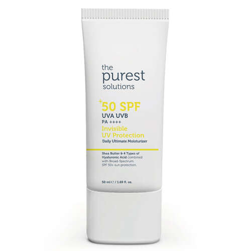 The Purest Solutions Spf50+ Invisible UV Protectin Cream 50 ml - The Purest Solutions