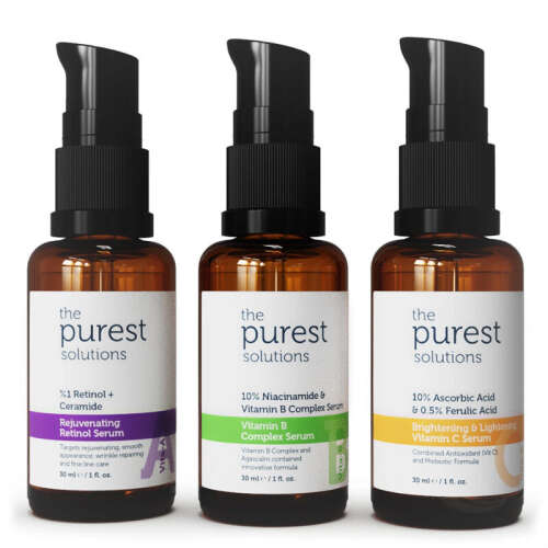 The Purest Solutions Tazelemeye Yardımcı Vitamin Bakım Seti - The Purest Solutions