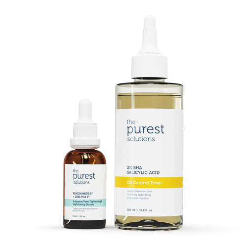 The Purest Solutions Yağlı ve Karma Ciltlere Özel Cilt Bakım Seti - The Purest Solutions