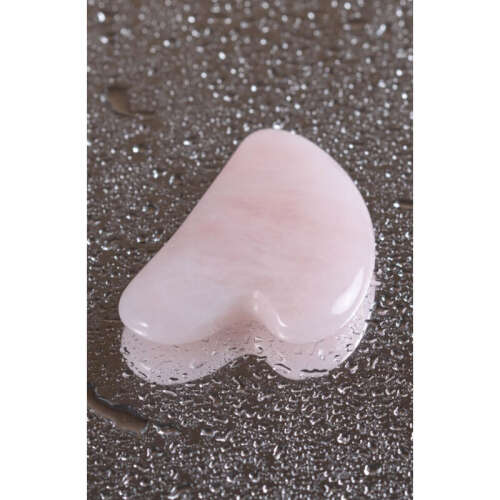 Therapium Naturalis Pembe Kuvars Taşı Gua Sha Masaj Aleti - 2