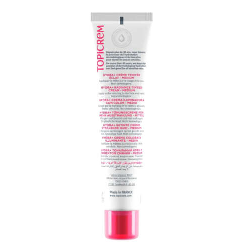 Topicrem Hydra+ Tinted Radiance Cream SPF 50+ 40 ml - Medium - 2