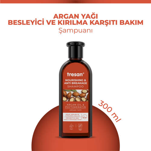 Tresan Argan Yağı Besleyici Kırılma Karşıtı Bakım Şampuanı 300 ml - 2