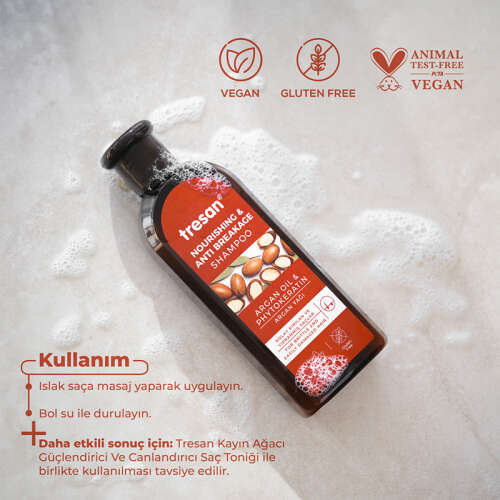 Tresan Argan Yağı Besleyici Kırılma Karşıtı Bakım Şampuanı 300 ml - 4
