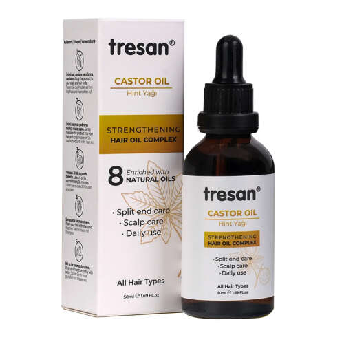 Tresan Castor Oil Hint Yağı Saç Bakım Yağı 50 ml - Tresan